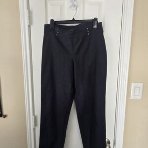 JM Collection Black Ankle & Cropped Jeans